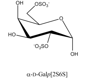 24b. Galactopyranose 2,6-Sulfate Î±-D