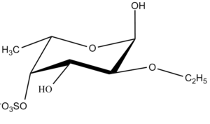 42b. Fucopyranose 2-Ethyl 4-Sulfate Î±-L