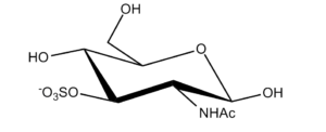 62b. N-Acetyl Glucosamine 3-S Î²-D