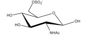 68b. N-Acetyl Glucosamine 6-S Î²-D